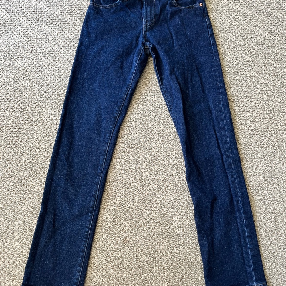 GAP Blue Classic Straight-Leg Jeans
